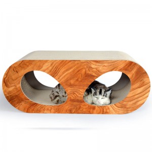 YJ Display Miljövänlig sällskapsdjursförsäljning Korrugerad katt Scratcher Lounge